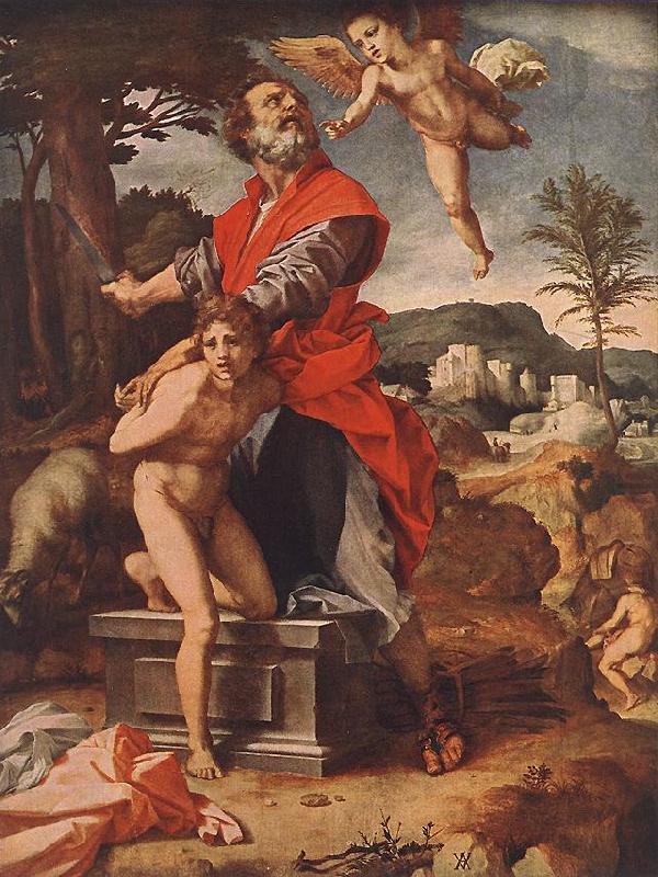 Andrea del Sarto The Sacrifice of Abraham china oil painting image